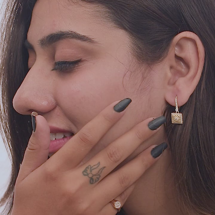 Silver Drop Earring